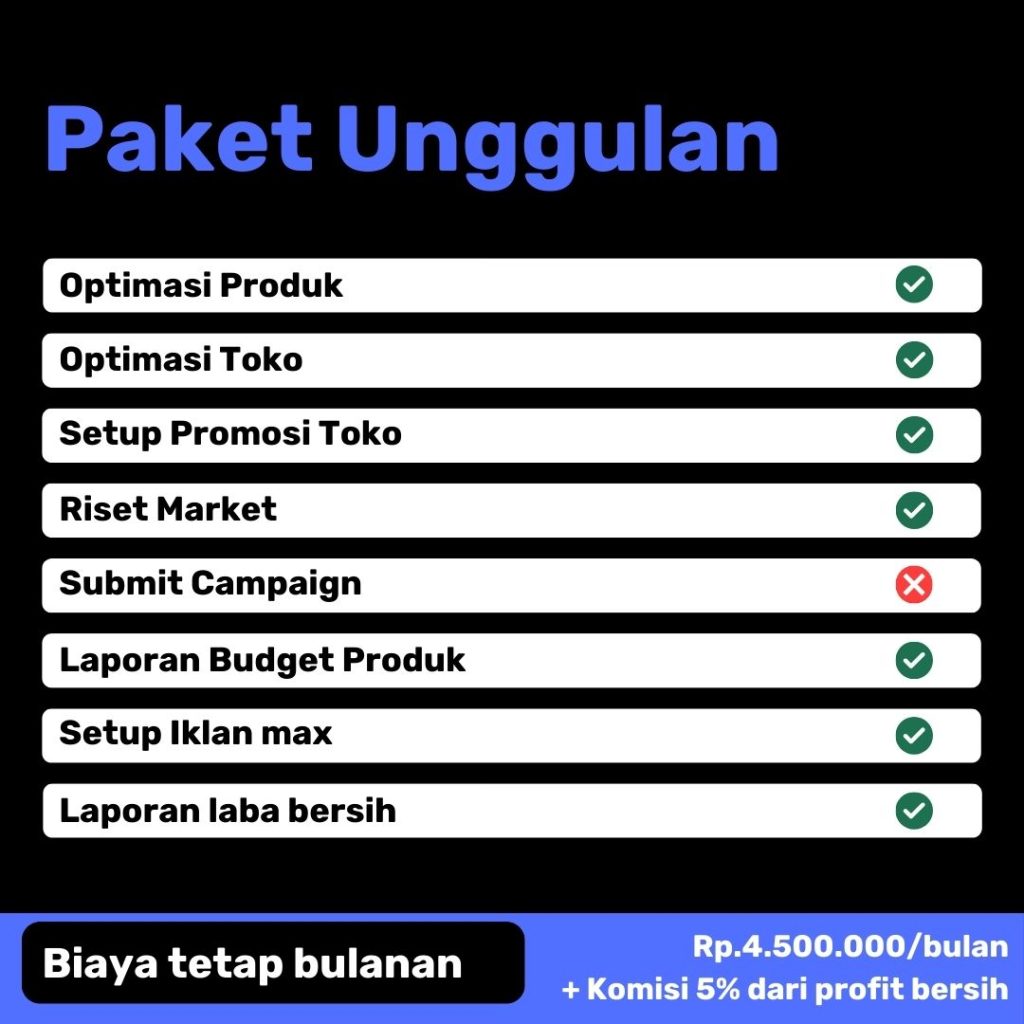LARISIN AGENCY JASA KELOLA TOKO SHOPEE DAN TIKTOK
